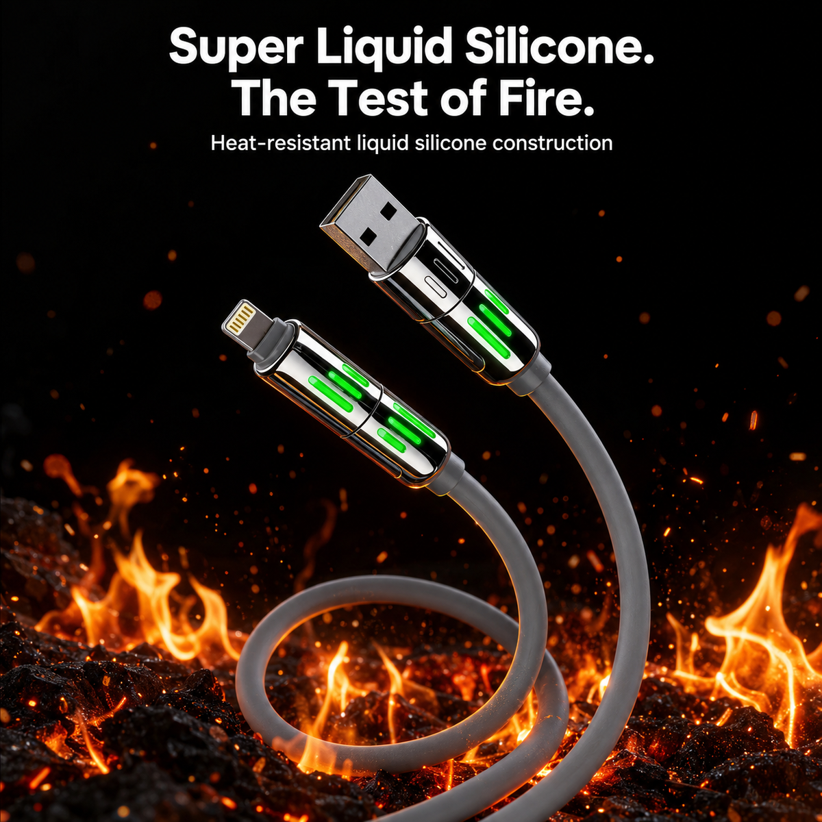 4-in-1 Universal 240W Fast Charging Cable.