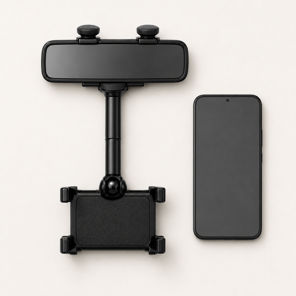 360° Rearview Mirror Phone Holder.
