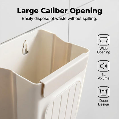 Foldable Hanging Trash Bin.