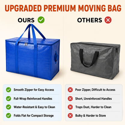 Heavy Duty XXL Moving Bag With Wrap-Around Handles.