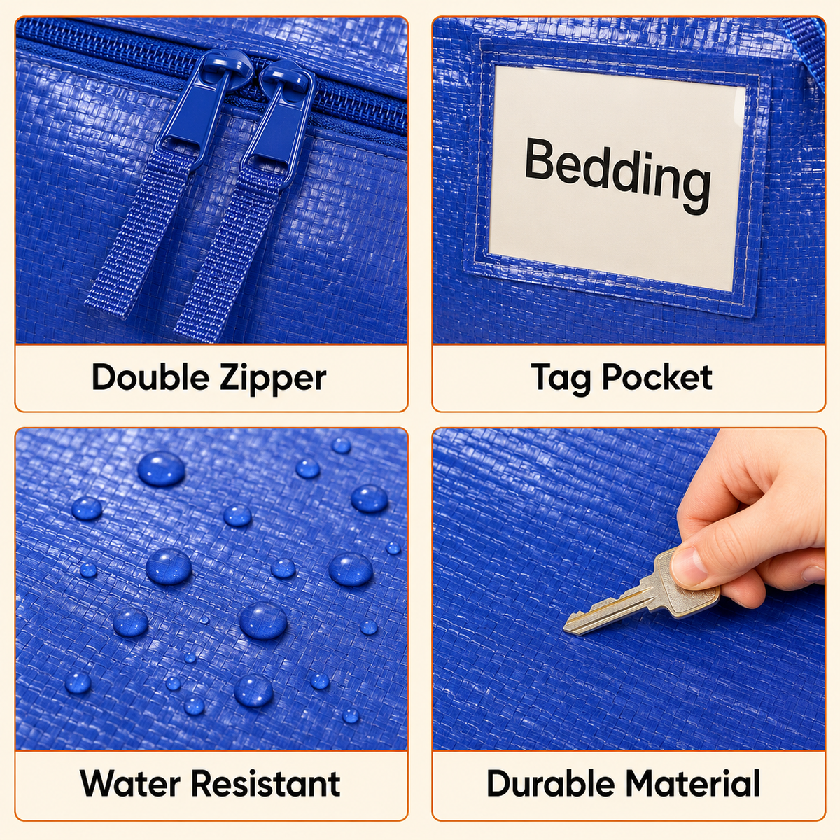 Heavy Duty XXL Moving Bag With Wrap-Around Handles.