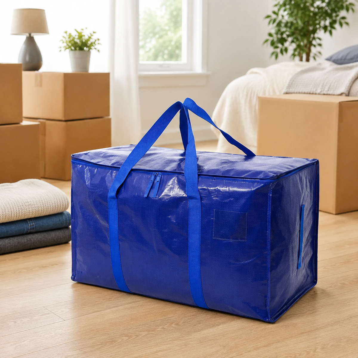 Heavy Duty XXL Moving Bag With Wrap-Around Handles.