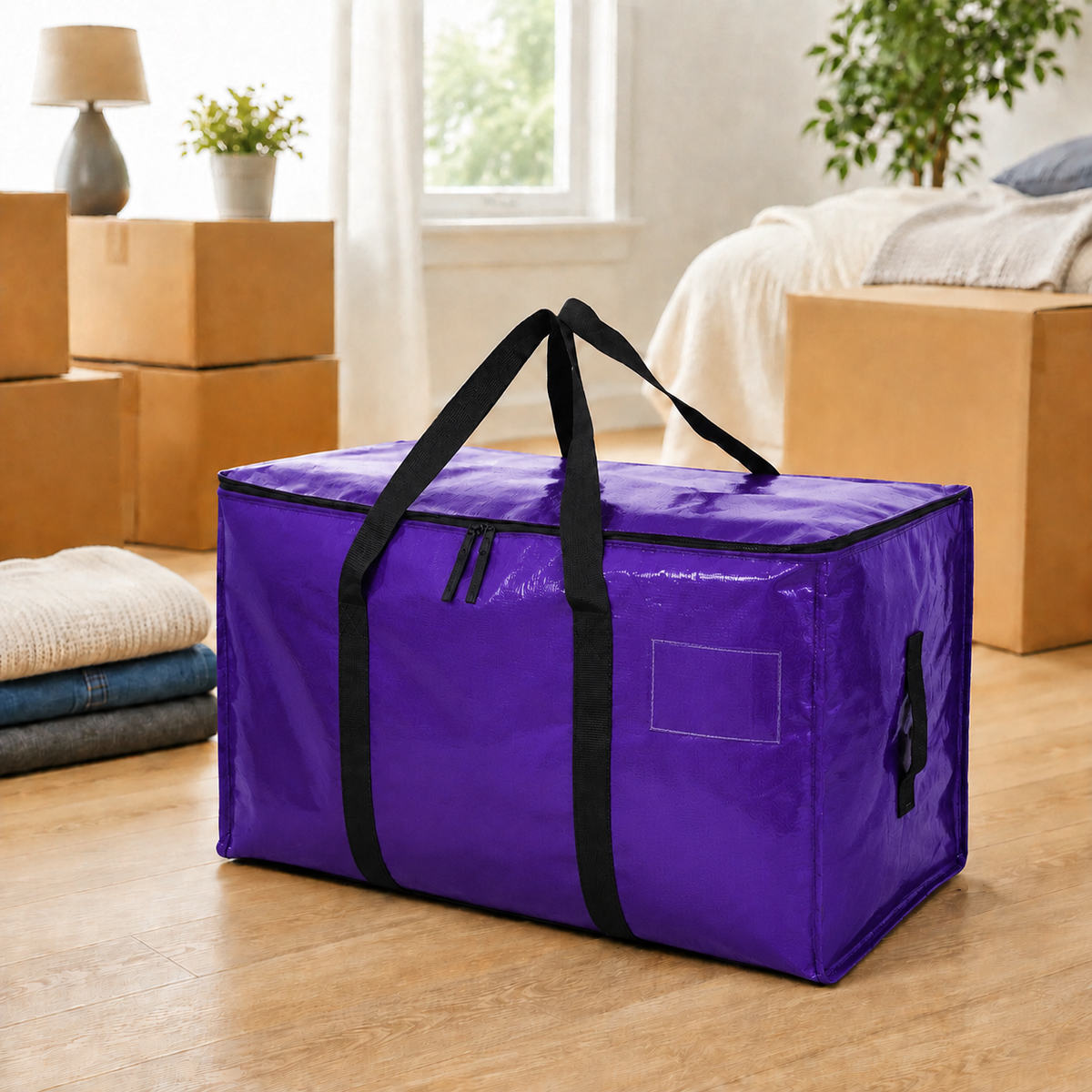 Heavy Duty XXL Moving Bag With Wrap-Around Handles.