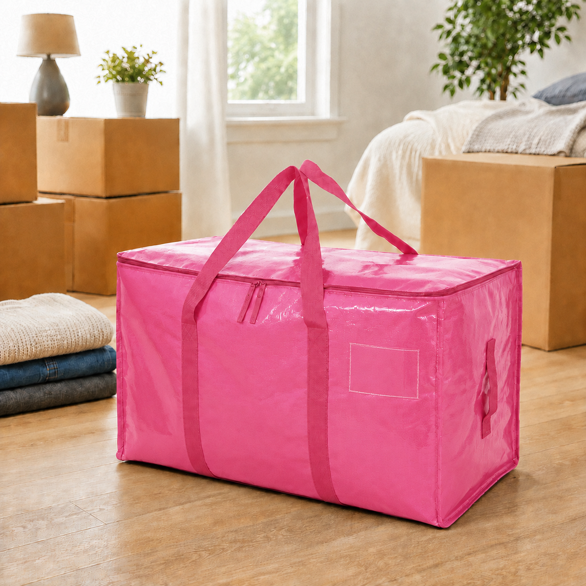 Heavy Duty XXL Moving Bag With Wrap-Around Handles.