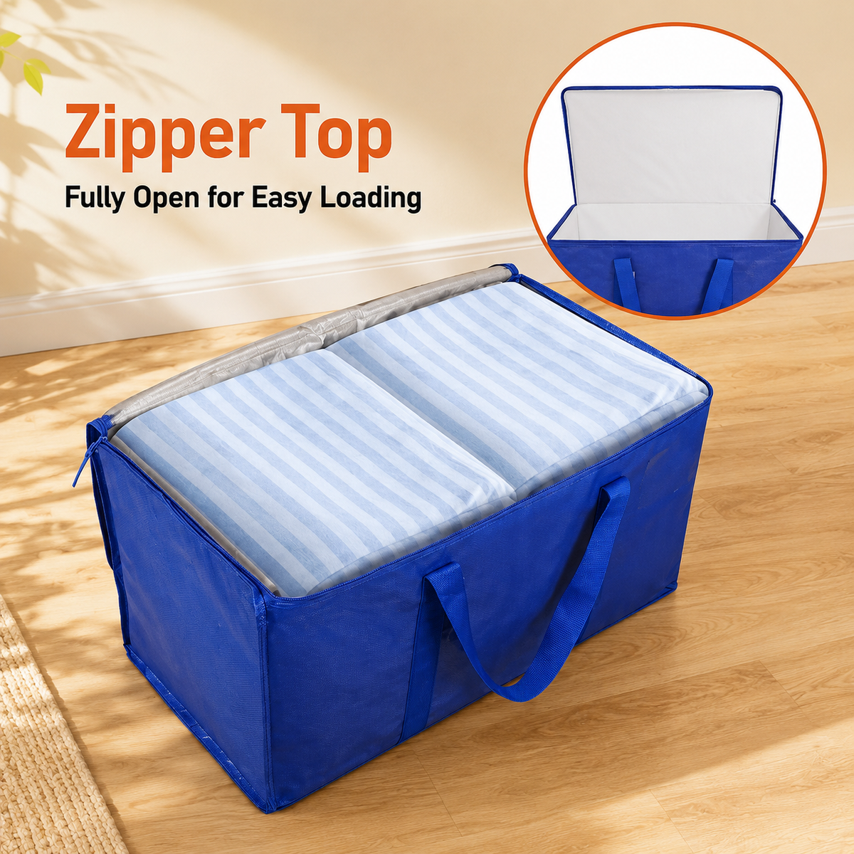 Heavy Duty XXL Moving Bag With Wrap-Around Handles.