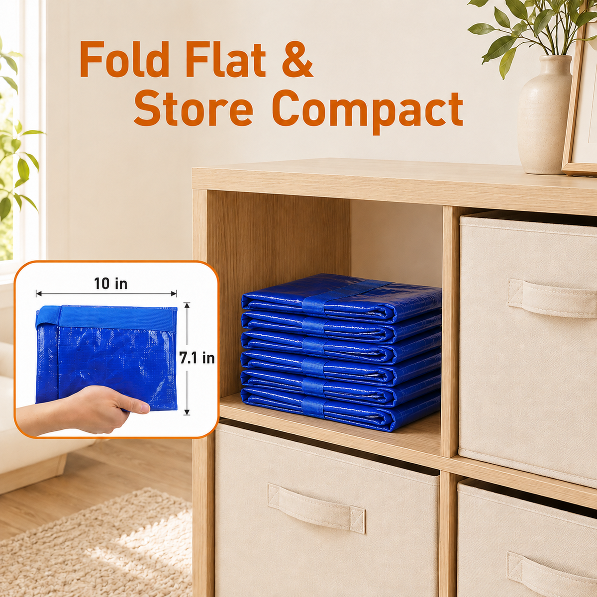 Heavy Duty XXL Moving Bag With Wrap-Around Handles.