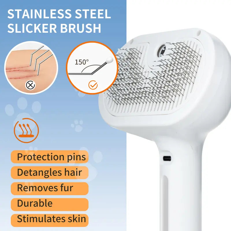 Pet Hair Removal Spray Brush