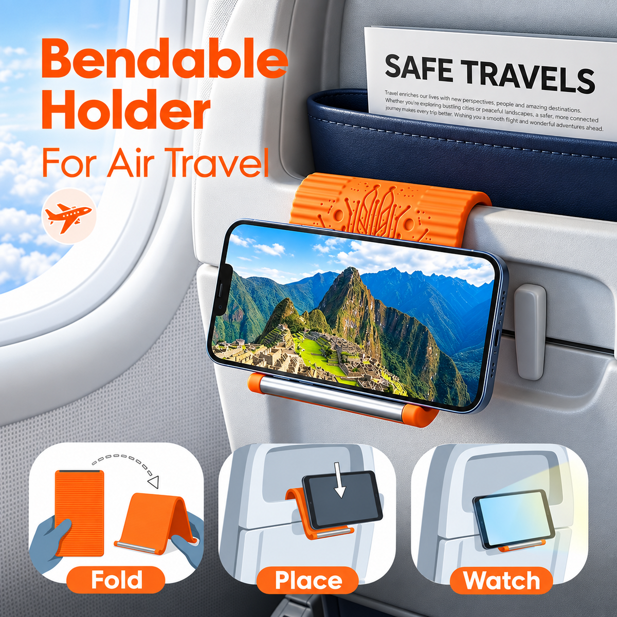 Flexible Silicone Phone & Tablet Stand