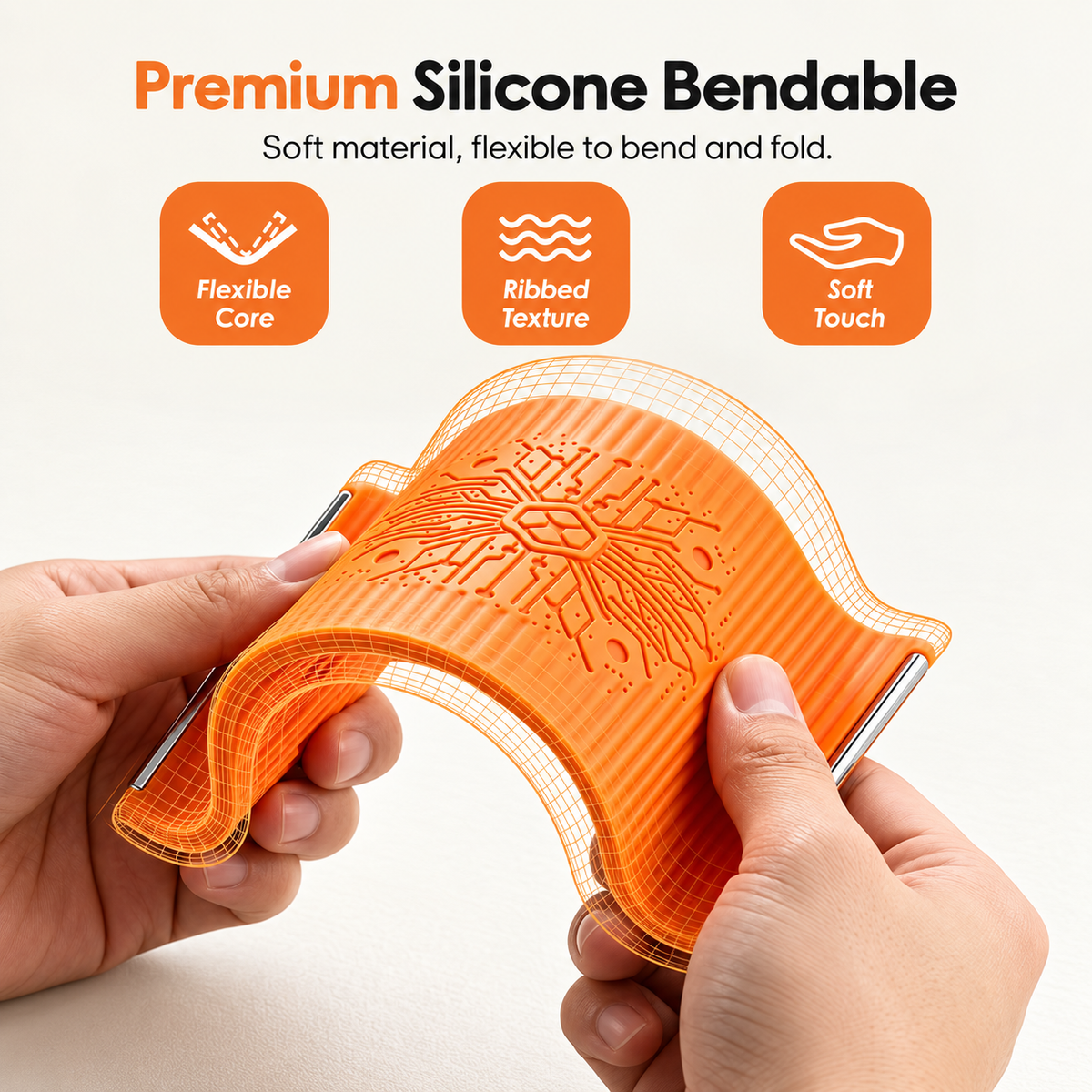 Flexible Silicone Phone & Tablet Stand