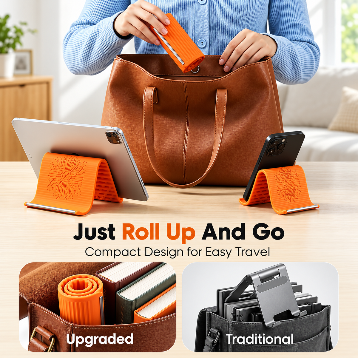 Flexible Silicone Phone & Tablet Stand