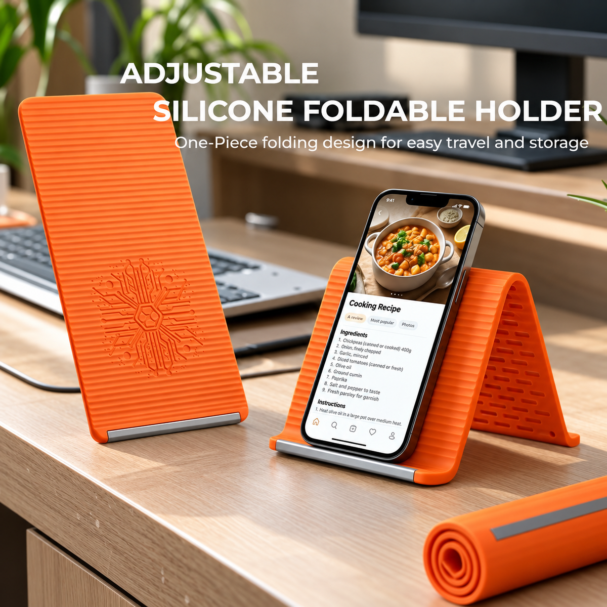 Flexible Silicone Phone & Tablet Stand