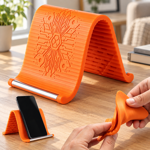 Flexible Silicone Phone & Tablet Stand