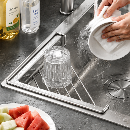 Corner Sink Shelf Drying Rack.
