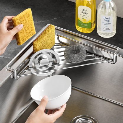 Corner Sink Shelf Drying Rack.