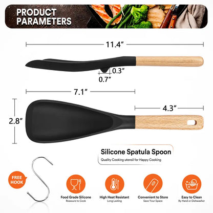 Premium Multi-Functional Silicone Cooking Spoon & Spatula VIP