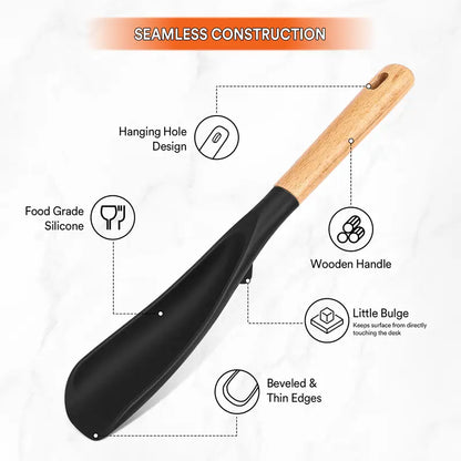 Premium Multi-Functional Silicone Cooking Spoon & Spatula.