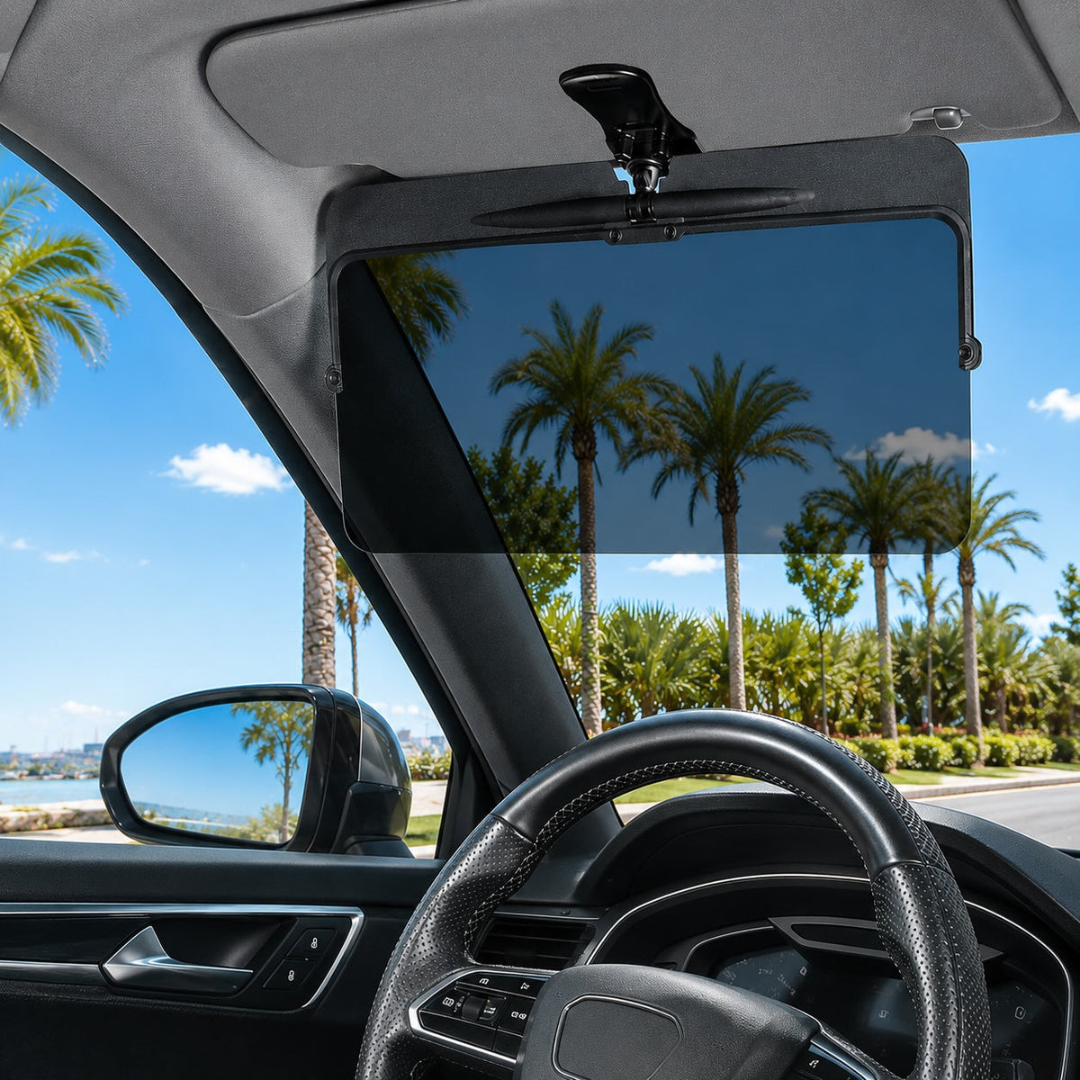 Universal Anti-Glare Polarized Sun Visor Extender.