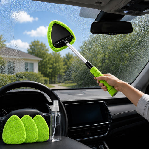 Extendable Windshield Cleaning Tool Kit.