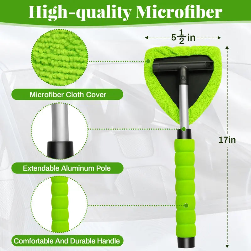 Extendable Windshield Cleaning Tool Kit.